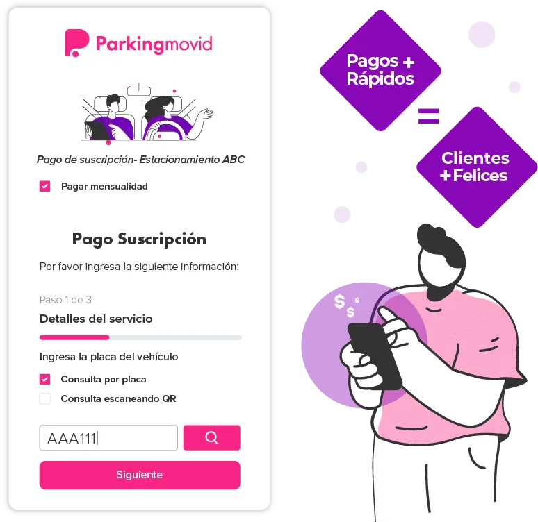 Pago de Mensualidad para Parqueadero